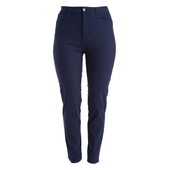 Emperial Premium Navy Twill Skinny Jeans 1XL - Picture 1 of 8